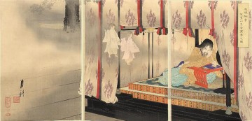 尾形月耕 Ogata Gekkō Werke - Kaiser go daigo 1890 Ogata Gekko Ukiyo e